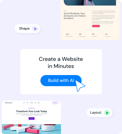 Click on "Build Using AI" | MilesWeb