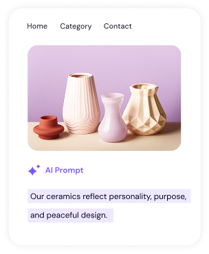 Optimized Website Builder with AI Prompt | MilesWeb