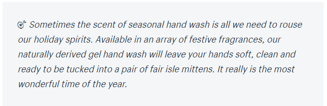 Product description