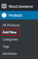WooCommerce Addnew product