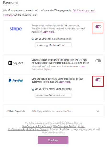 WooCommerce Payment