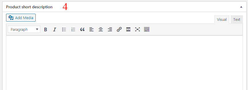 WooCommerce Product description