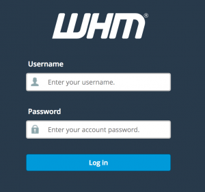 WHM Login