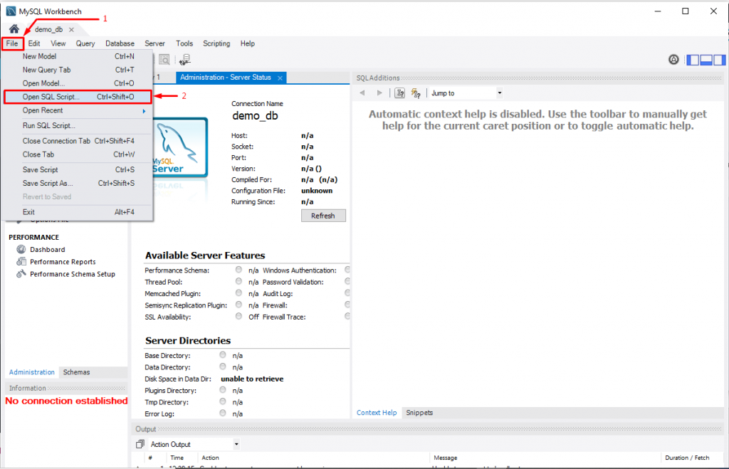 How to Open an SQL File in Windows? - Web Hosting FAQs by MilesWeb