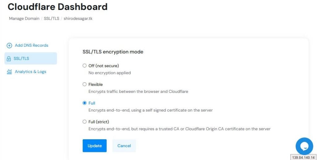 Configuring SSLTLS Encryption Mode